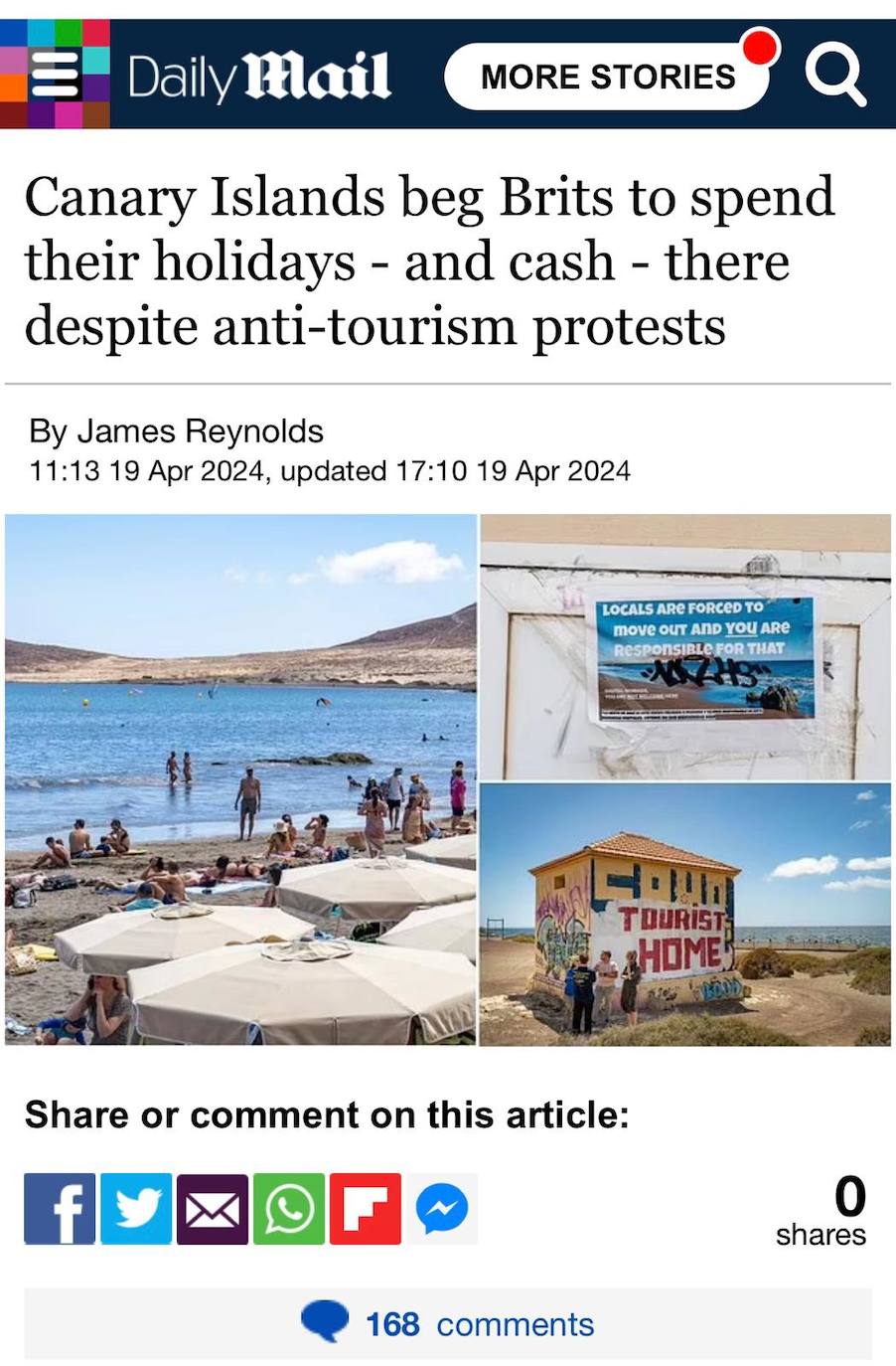 Imagen principal - Las movilizaciones del 20A por el modelo turístico llegan a Reino Unido, Alemania e Italia