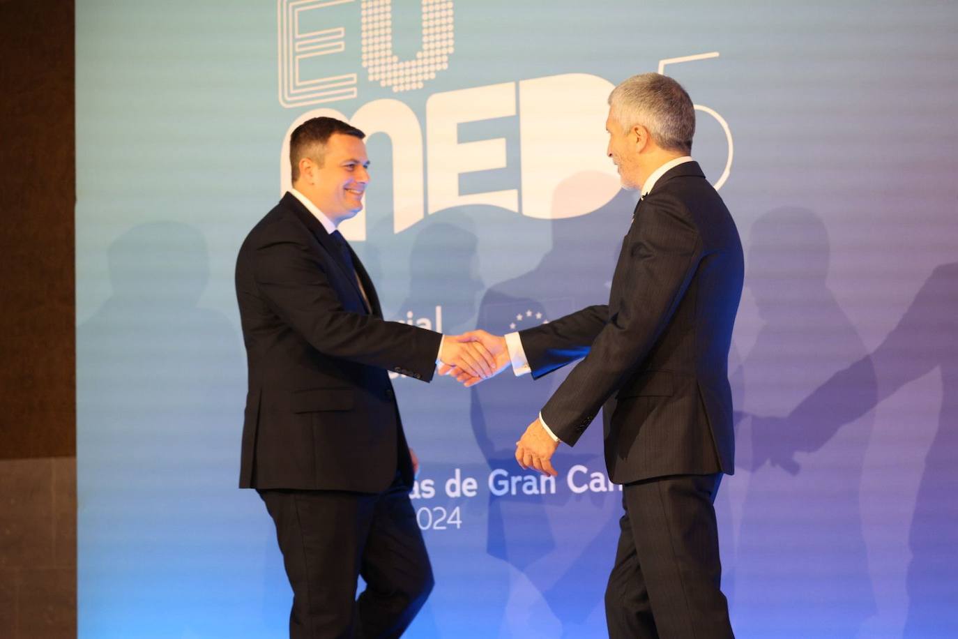 Las imágenes de los ministros del Interior y Migración en Las Palmas de Gran Canaria