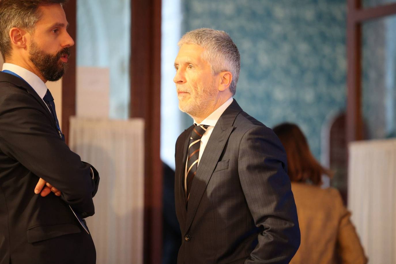 Las imágenes de los ministros del Interior y Migración en Las Palmas de Gran Canaria