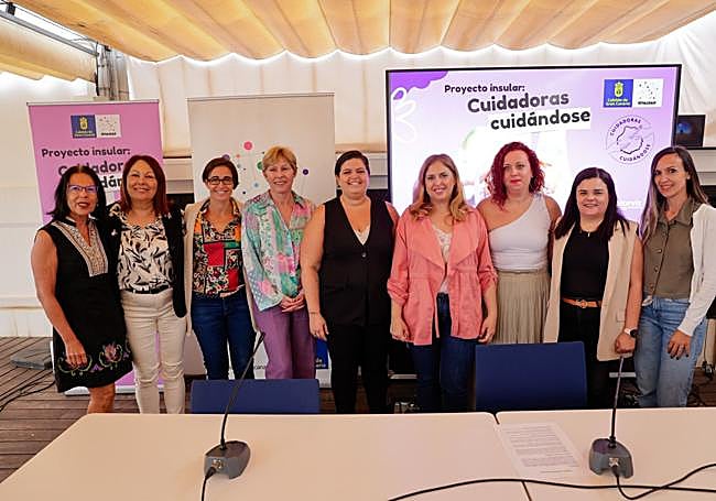 Participantes en la presentación del proyecto del Cabildo de Gran Canaria.