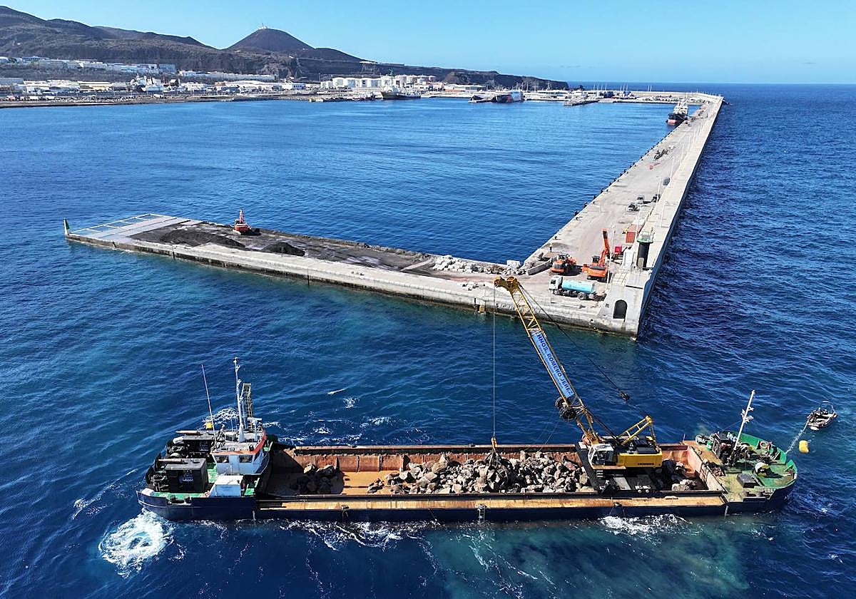 Foto ampliación Digue de la Esfinge.