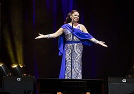 Imagen del concierto de Pantoja en el Gran Canaria Arena.