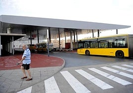 Vista del intercambiador de Tamaraceite, donde se habilitará el Centro de Control.