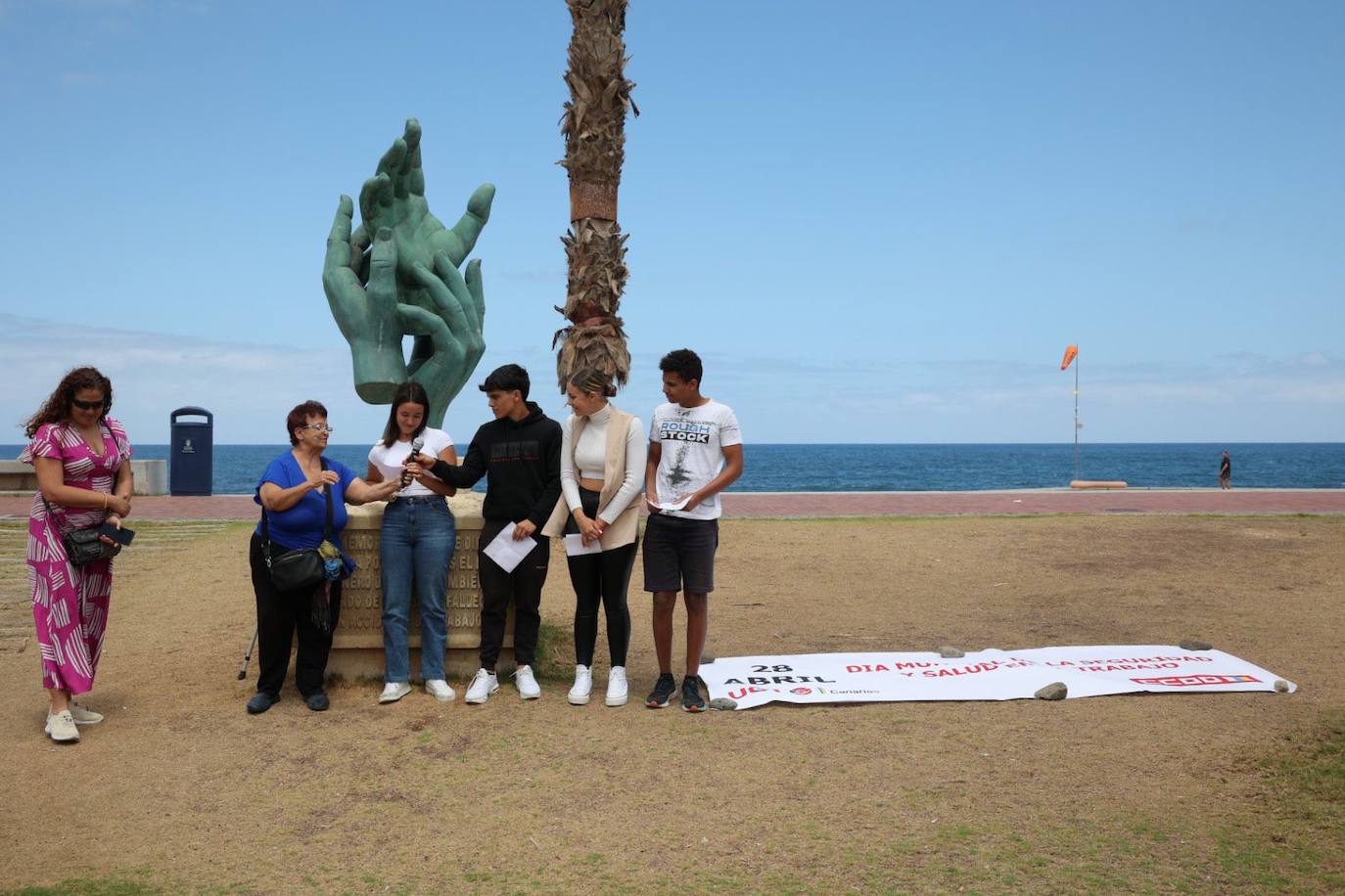Homenaje a los fallecidos en la tragedia de El Rincón