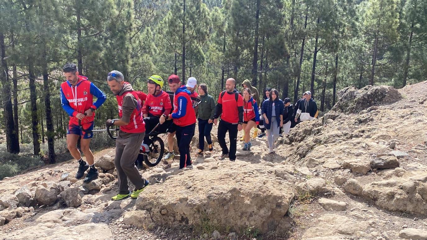 El viaje de Agustín hasta la Ventana del Nublo, en imágenes