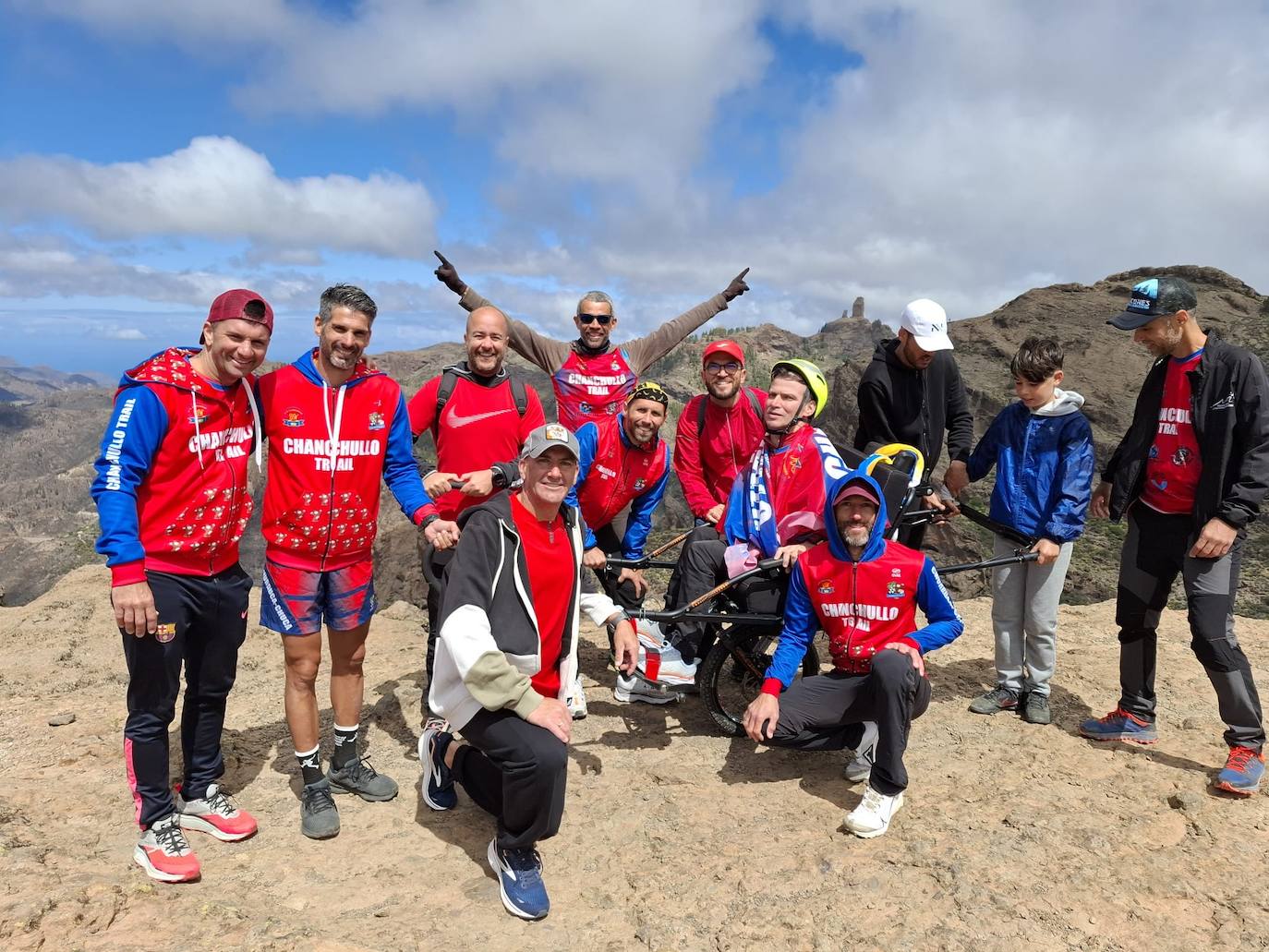 El viaje de Agustín hasta la Ventana del Nublo, en imágenes