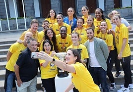 El Ayuntamiento de Las Palmas de Gran Canaria recibe al SF Hidramar