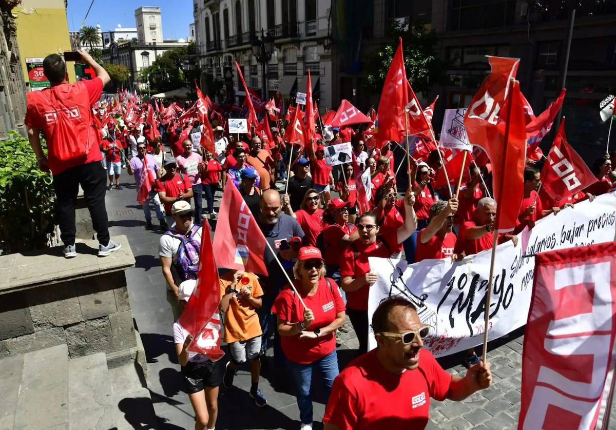 Canarias saldrá a la calle el 1 de mayo para exigir 'menores jornadas y mejores salarios'