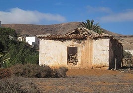 Casa de la Higuera, en Betancuria, uno de los inmuebles para los que El Efequén solicita protección.