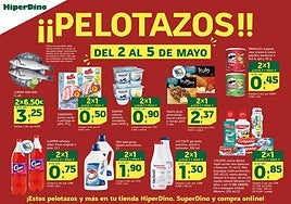 Cartel Pelotazos desde el 2 hasta el 5 de mayo.