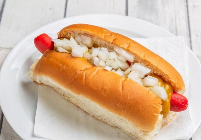 Uno de los icónicos perritos de Tony's.
