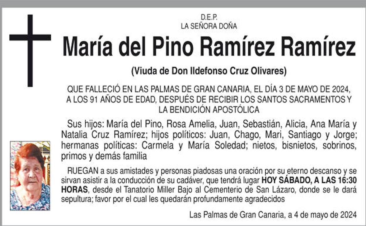 María del Pino Ramírez Ramírez