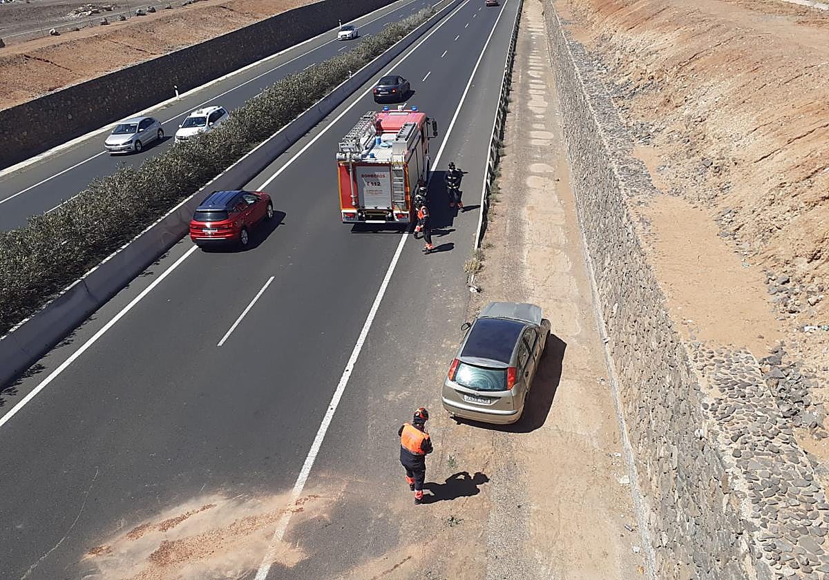 Imagen del vehículo afectado.
