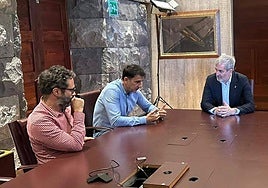 Imagen de la reunión mantenida entre UGT Servicios Públicos y el Gobierno de Canarias.