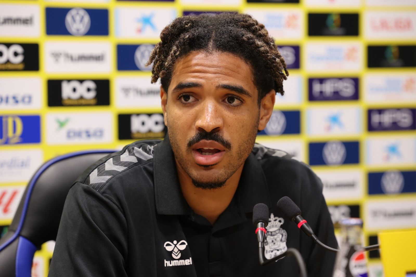 Coco, en un momento de su comparecencia ante los medios.