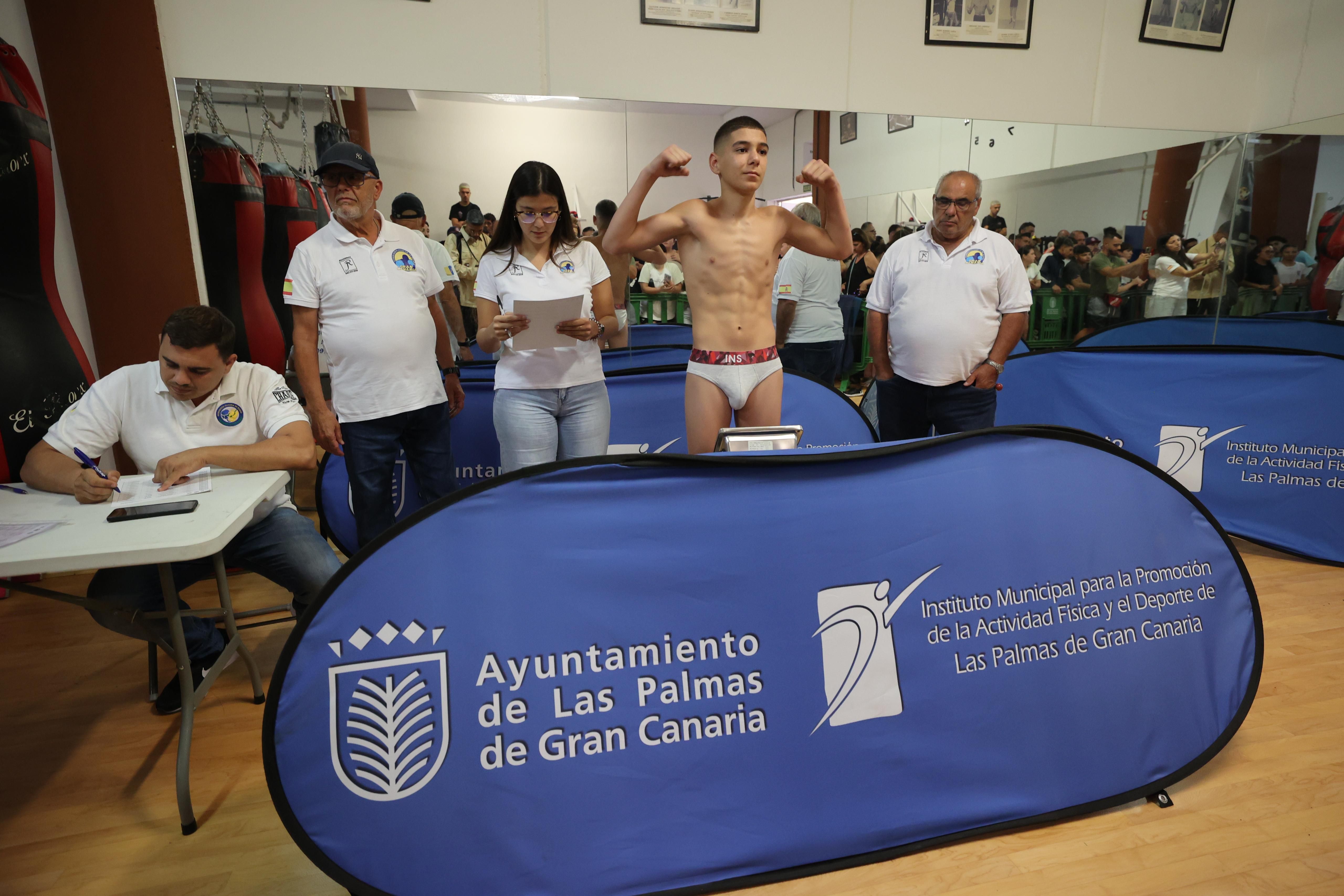 Pesaje velada de boxeo Las Palmas International Boxing Night