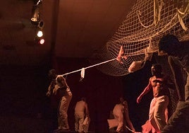 Un instante de la interpretación de 'Atrapasueños'.