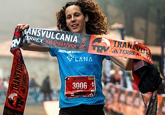 Iturbe, en su llegada a meta.