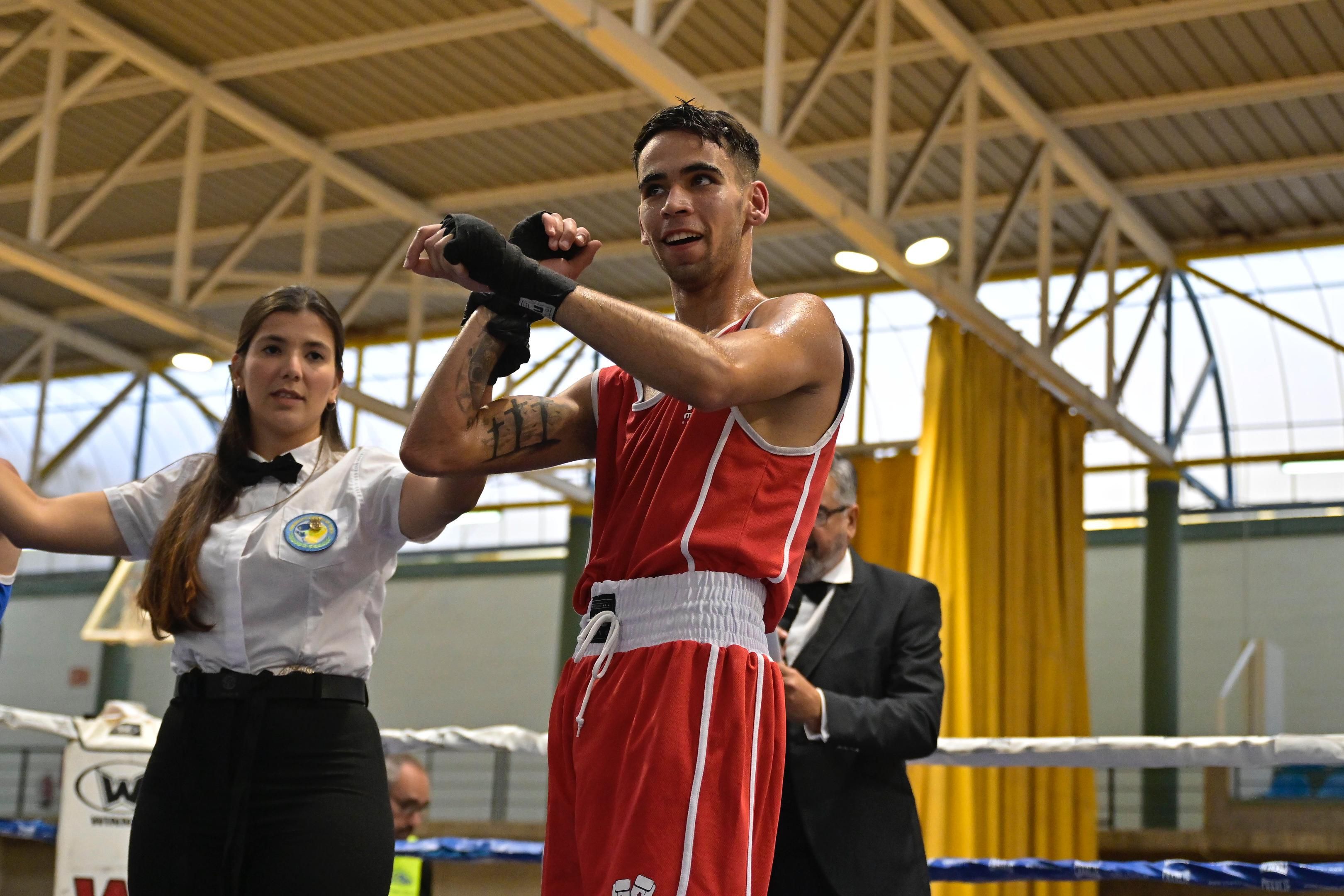 Espectáculo con la velada Las Palmas International Boxing Night