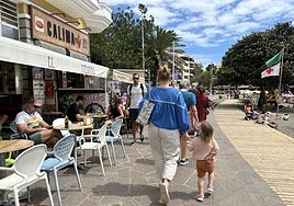 Imagen del área turística del Sur de Tenerife.