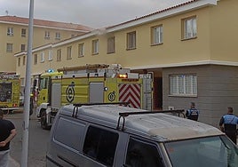 Imagen del incendio.