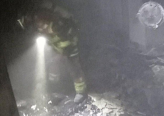 Arde una casa en El Batán