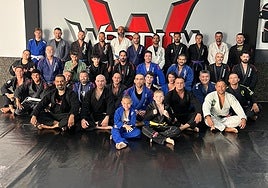 Fabricio Werdum, este miércoles en Maspalomas.