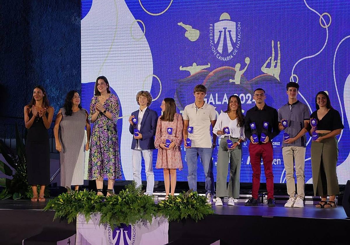 La gala de la Federación Canaria de Natación 2024, en imágenes