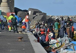 Imagen de archivo de un rescate en La Restinga.