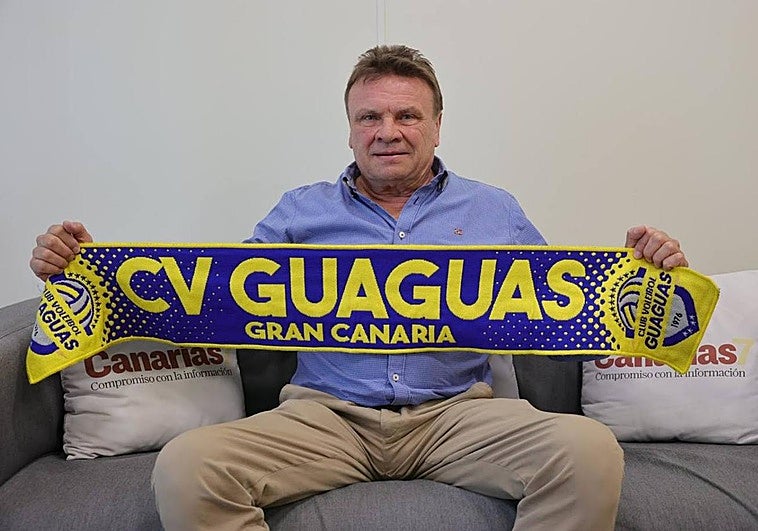 Szczesnowicz, este jueves en la redacción de CANARIAS7.