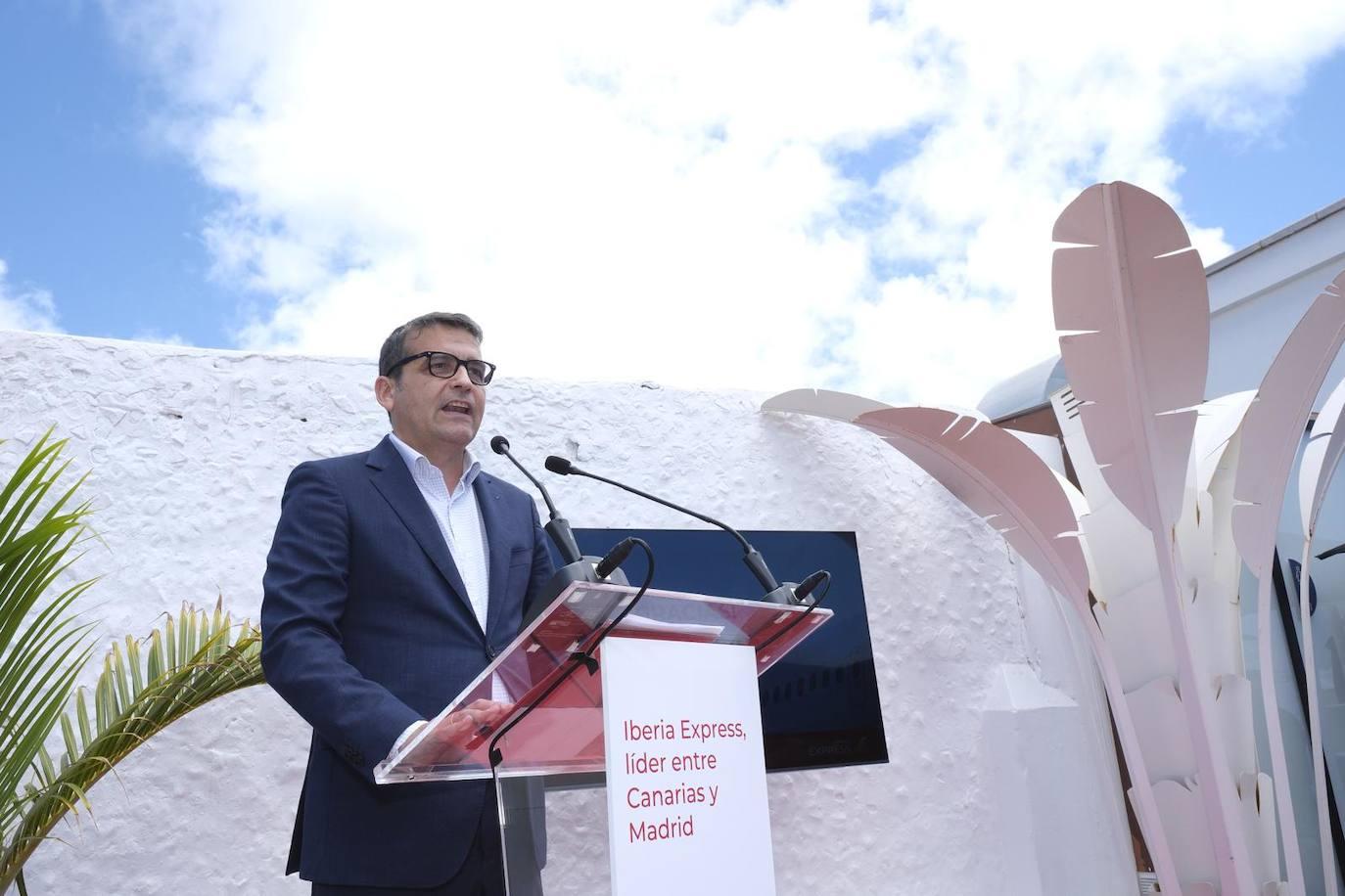 Acto de presentación del pasajero 20 millones en Iberia Express