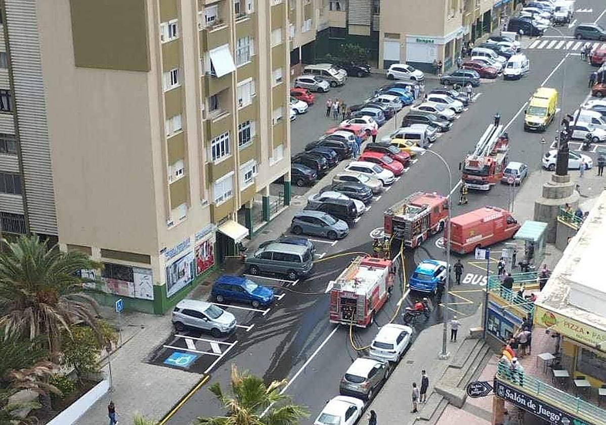Imagen del lugar donde se produjo el incendio.