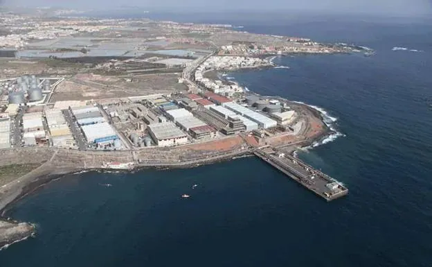 Vista aérea del Puerto de Salinetas.