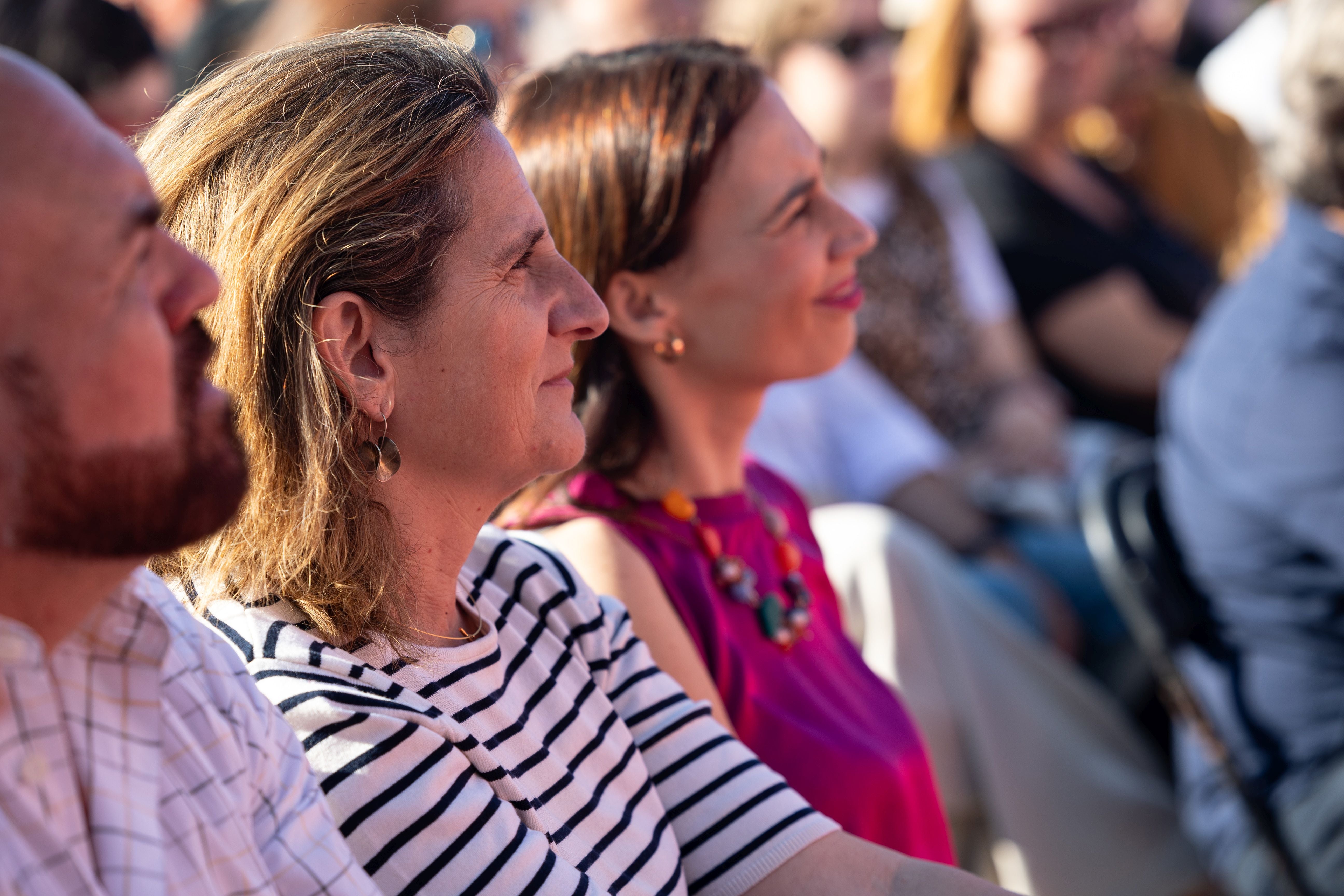Teresa Ribera participa en un acto de campaña en Tenerife