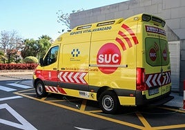 Ambulancia del SUC.
