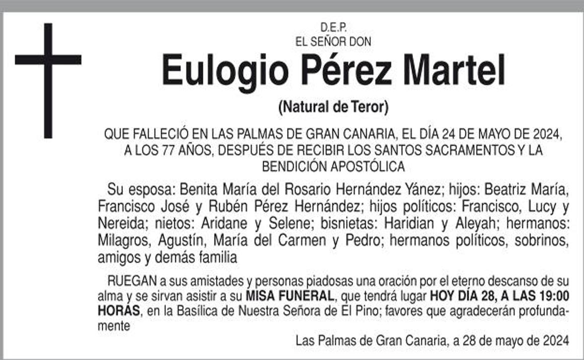 Eulogio Pérez Martel