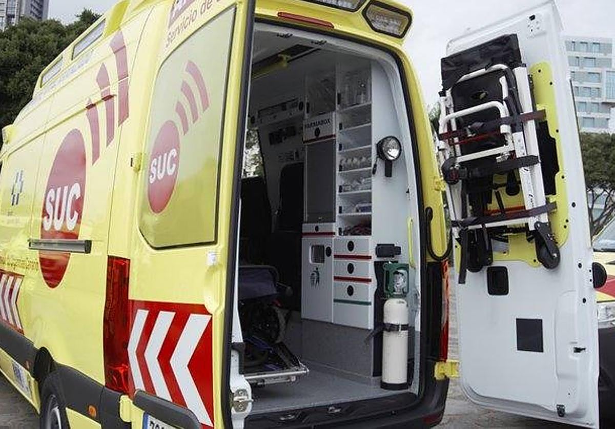 Imagen de una ambulancia del SUC.