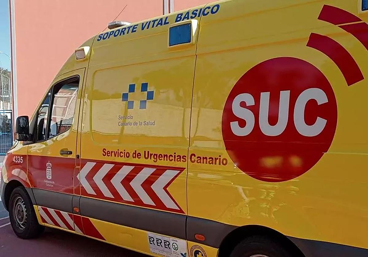 Una ambulancia del SUC.