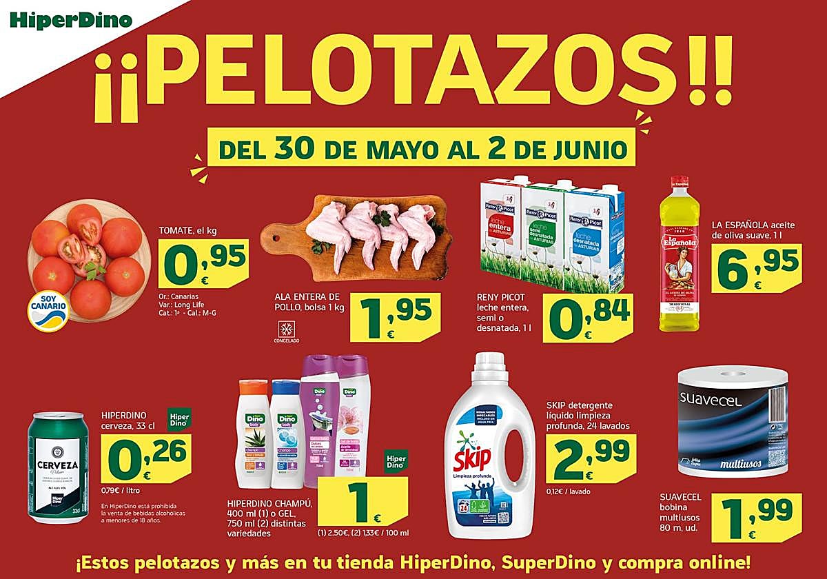 HiperDino continúa con los 'pelotazos' tras el éxito de sus anteriores campañas