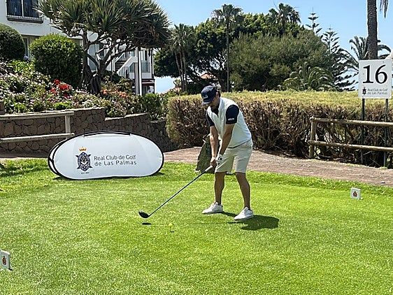 Óscar Sánchez en Bandama.