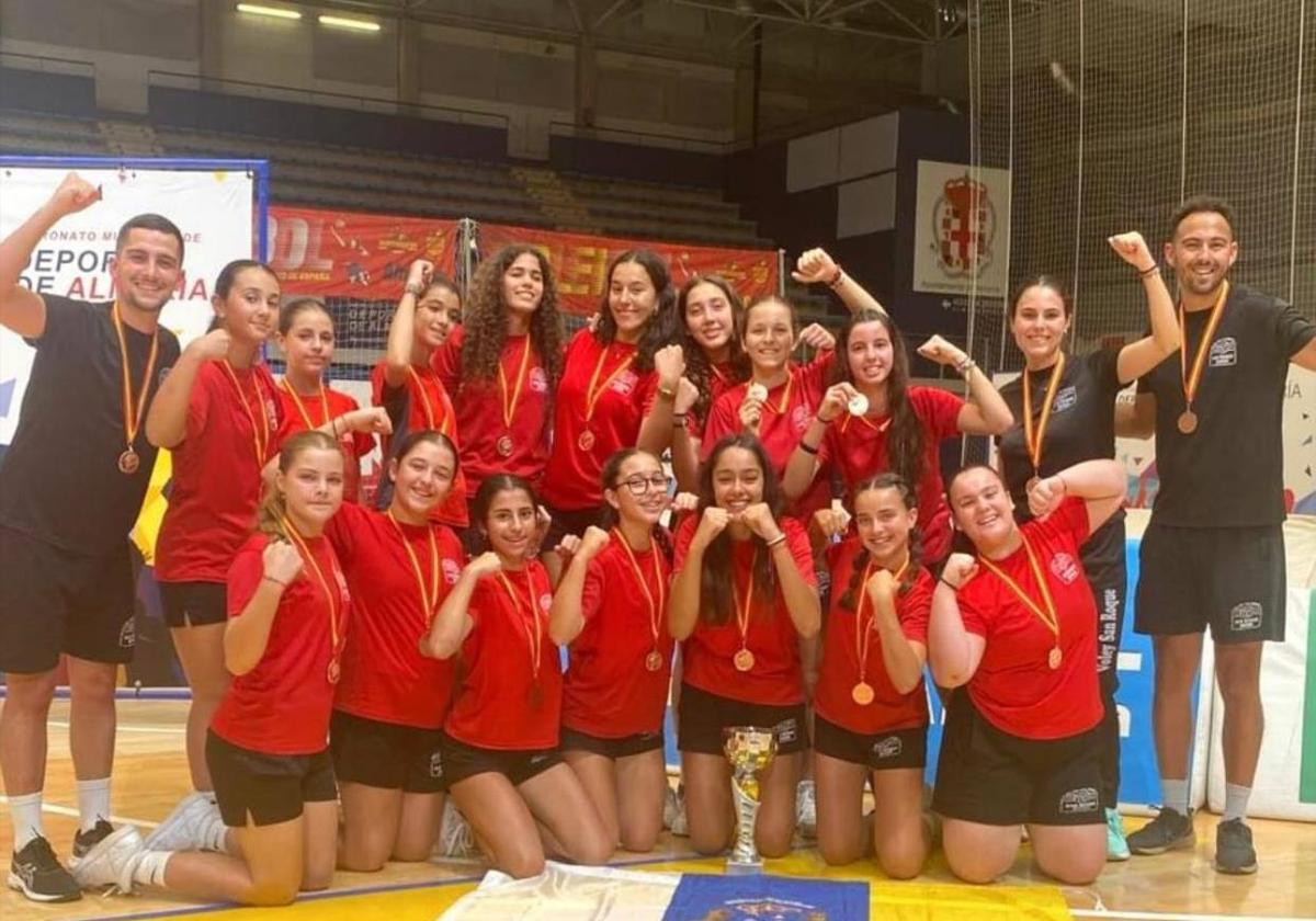 Bronce que sabe a oro del San Roque en el Nacional Infantil Femenino