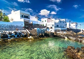 Imagen de una de las piscinas naturales de Punta Mujeres.