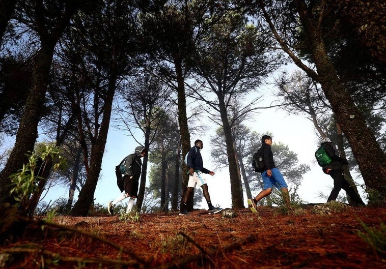 Instantes del último recorrido 'Camino de valores'
