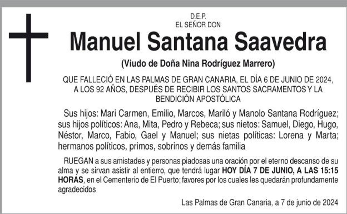 Manuel Santana Saavedra