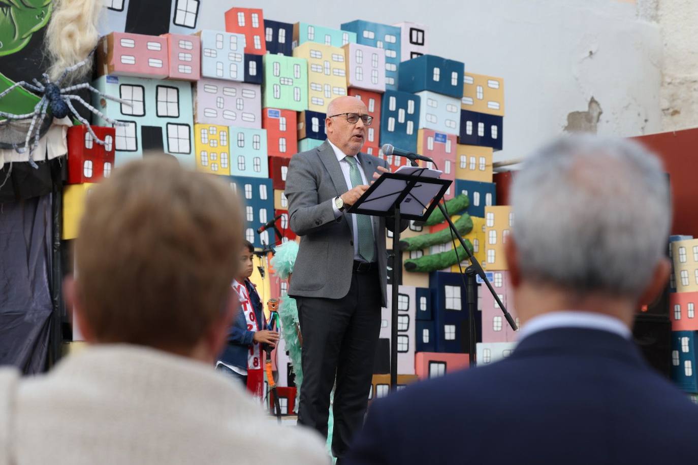 Pregón de Antonio Morales en el barrio de San Juan