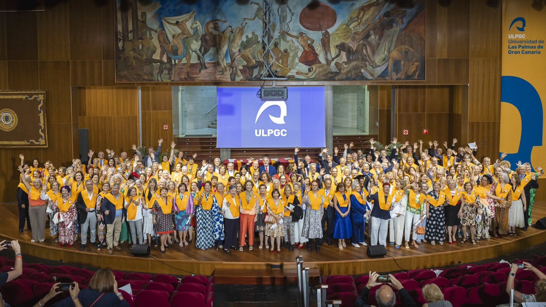 Orla para los 179 estudiantes más veteranos de la ULPGC