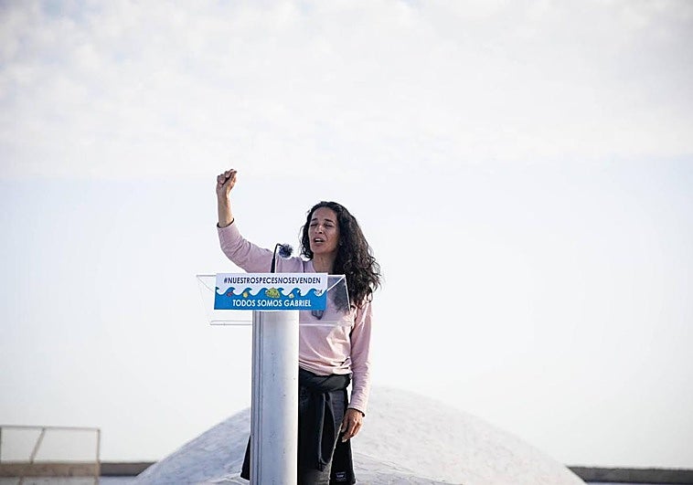 Patricia Ramírez, la madre de Gabriel Cruz, dio un discurso en la ballena en recuerdo del pequeño para frenar la producción y emisión de un documental sobre el caso de su hijo.