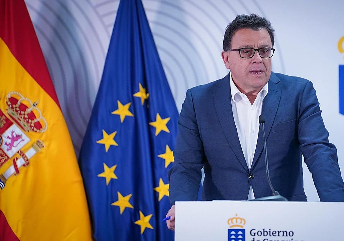 Manuel Miranda, consejero de Política Territorial y Aguas del Gobierno de Canarias.