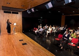 Uno de los momentos de la reunión.