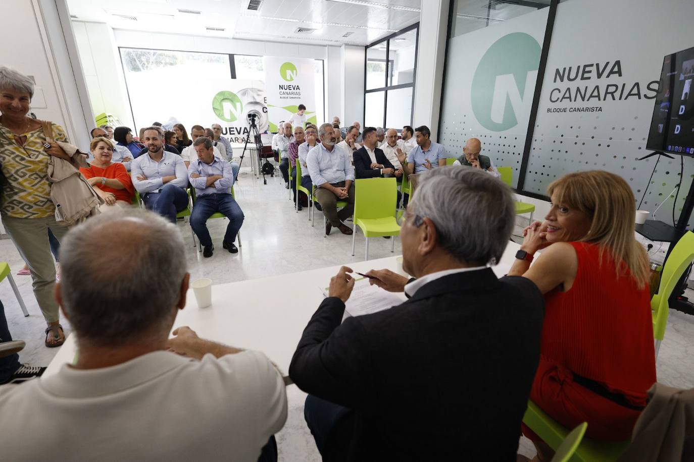 La reunión ejecutiva de Nueva Canarias, en imágenes
